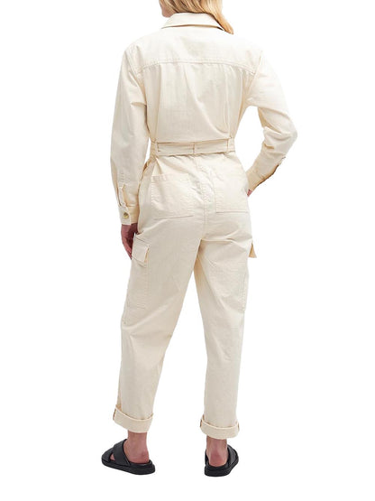 Barbour International Tuta Donna Ldr0744wh51 Tuta Hamilton Crema