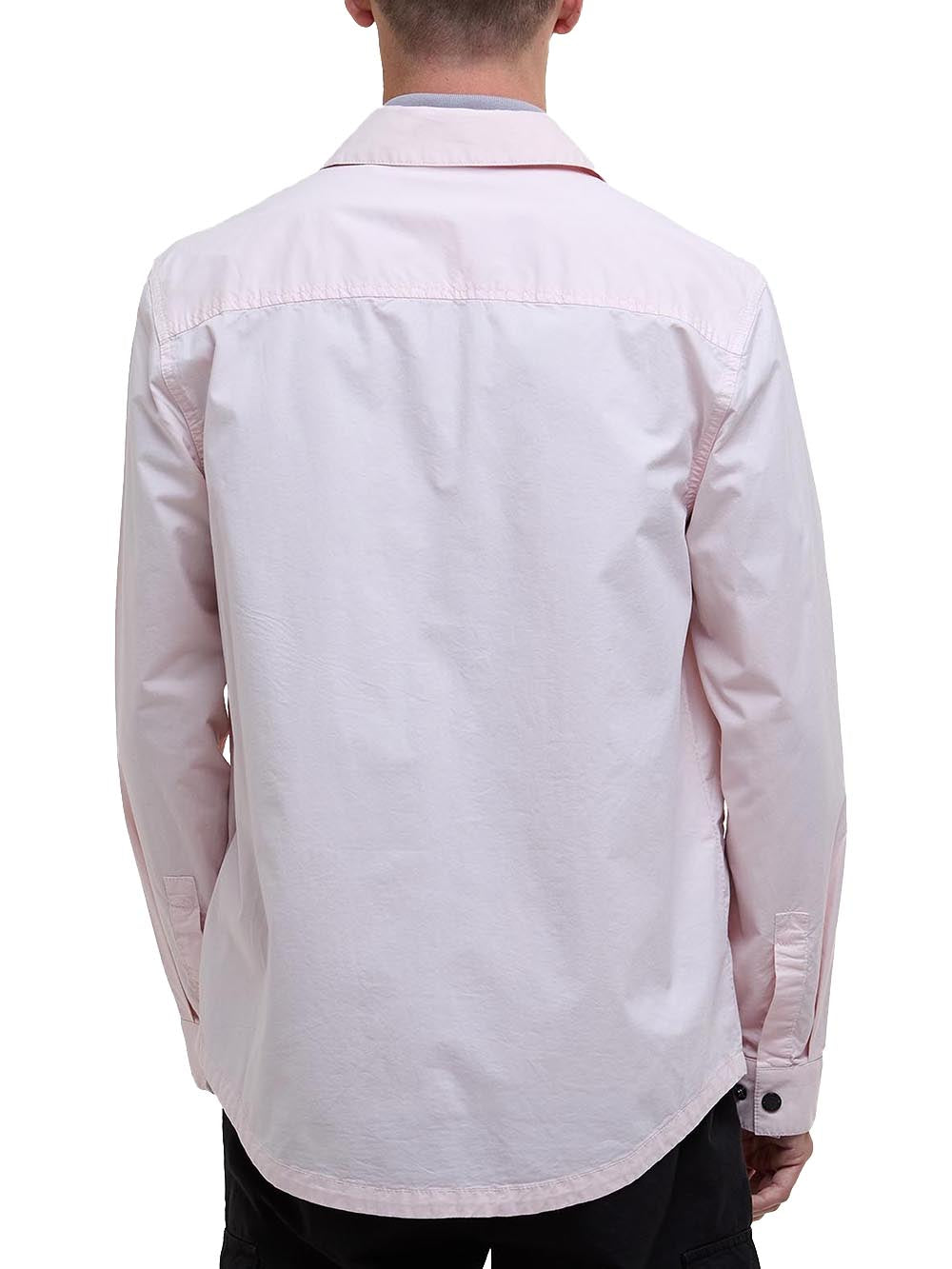 Barbour International Camicia Uomo Mos0427pi59 Overshirt Hayden Rosa