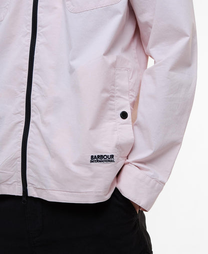 Barbour International Camicia Uomo Mos0427pi59 Overshirt Hayden Rosa