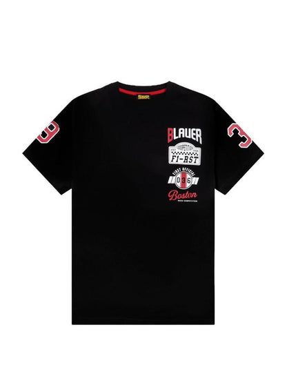 Blauer T-shirt Uomo 25sbluh02150 007100 Judson Nero