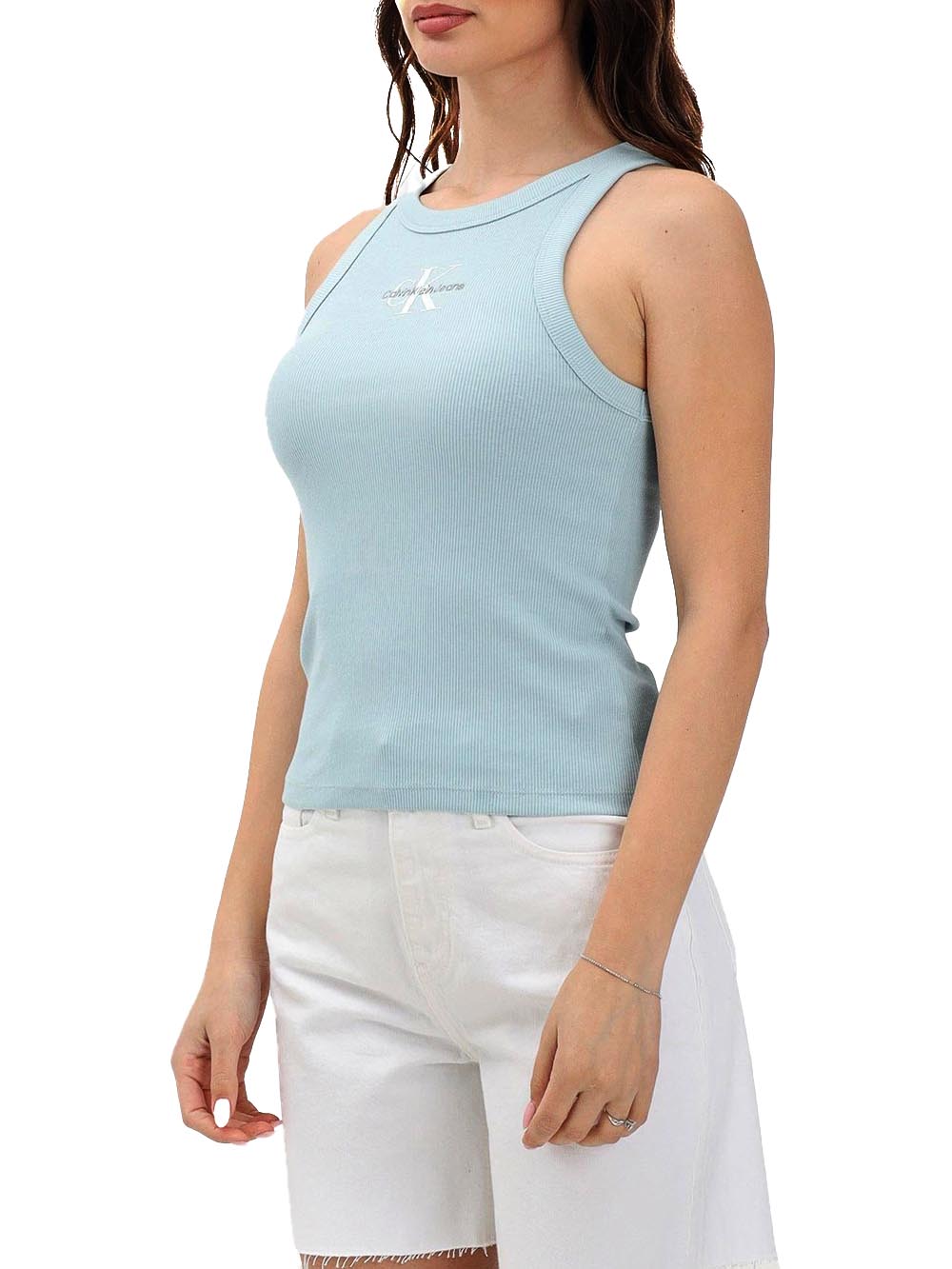 Calvin Klein Top Donna J20j225301 Verde