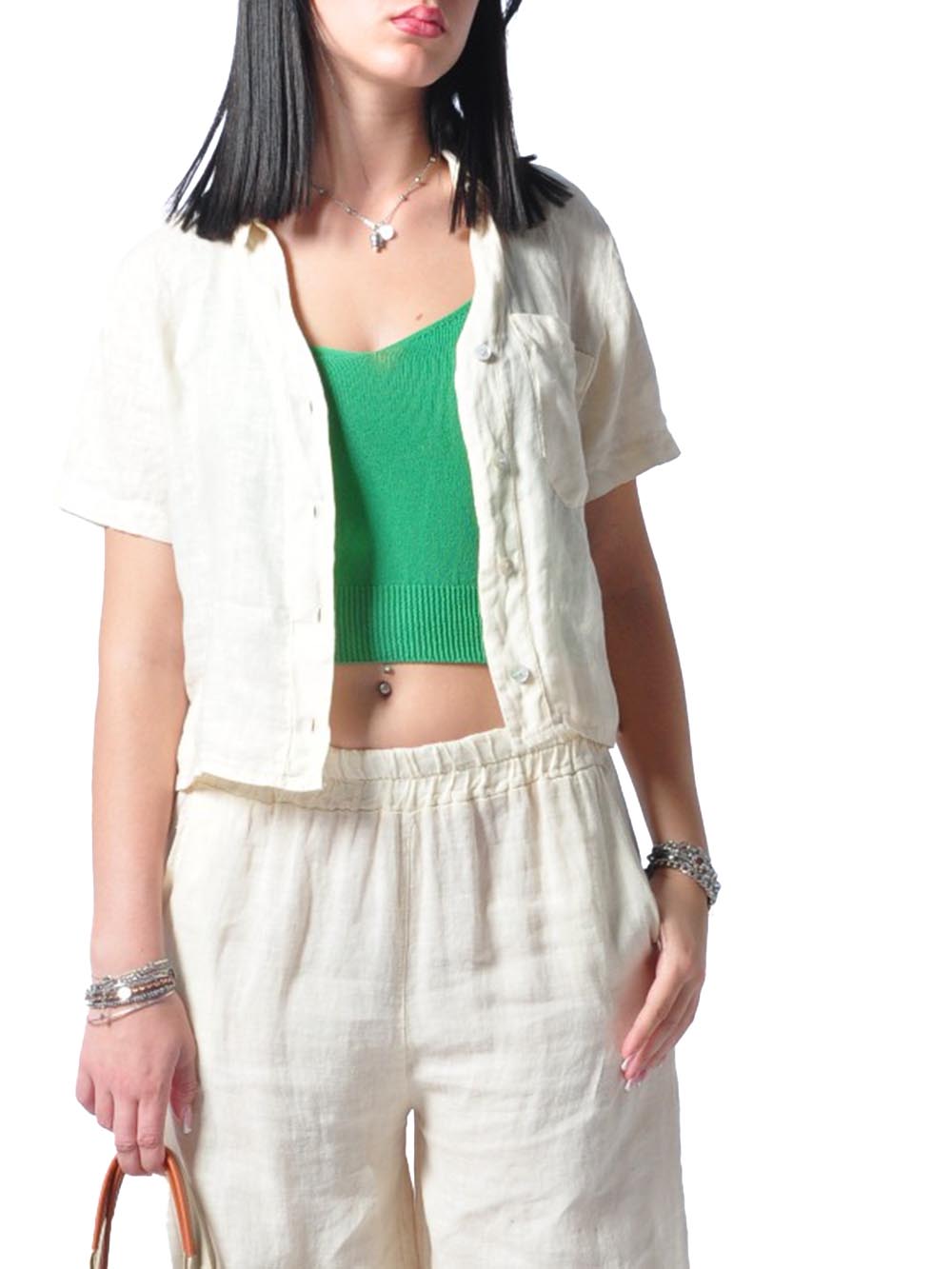 CHORAL Camicia Donna 5cm030733d Burro