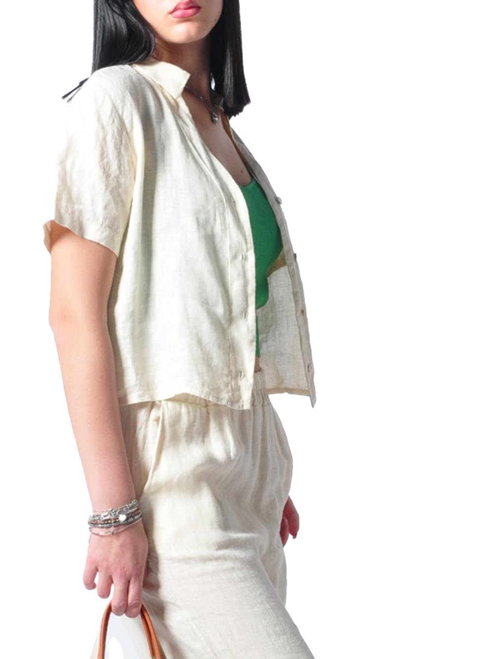 CHORAL Camicia Donna 5cm030733d Burro