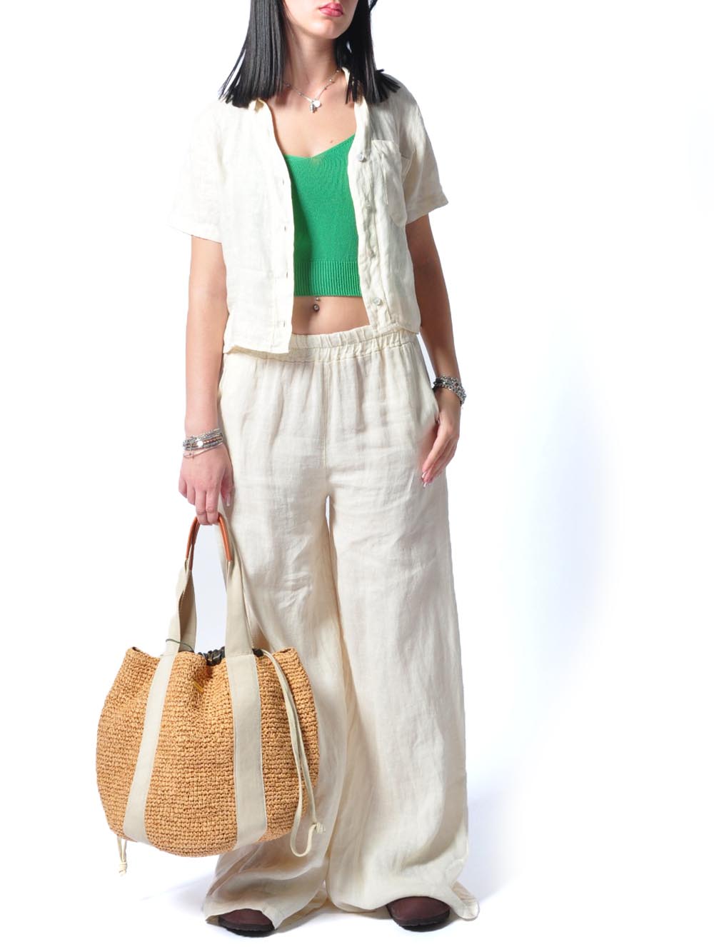 CHORAL Camicia Donna 5cm030733d Burro