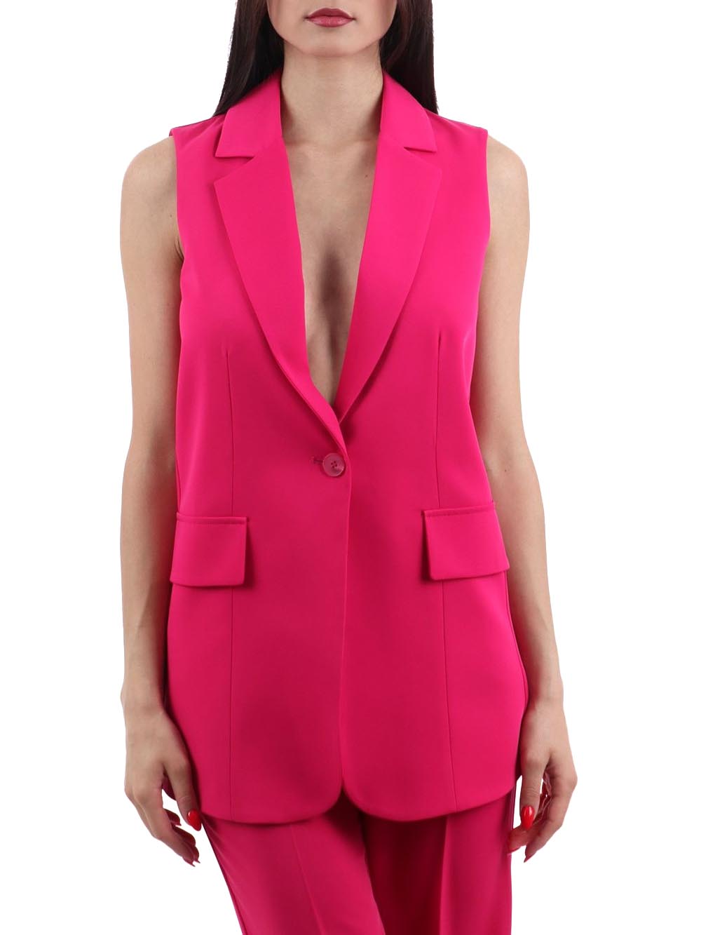 CHORAL Gilet Donna Gt79fu Fucsia