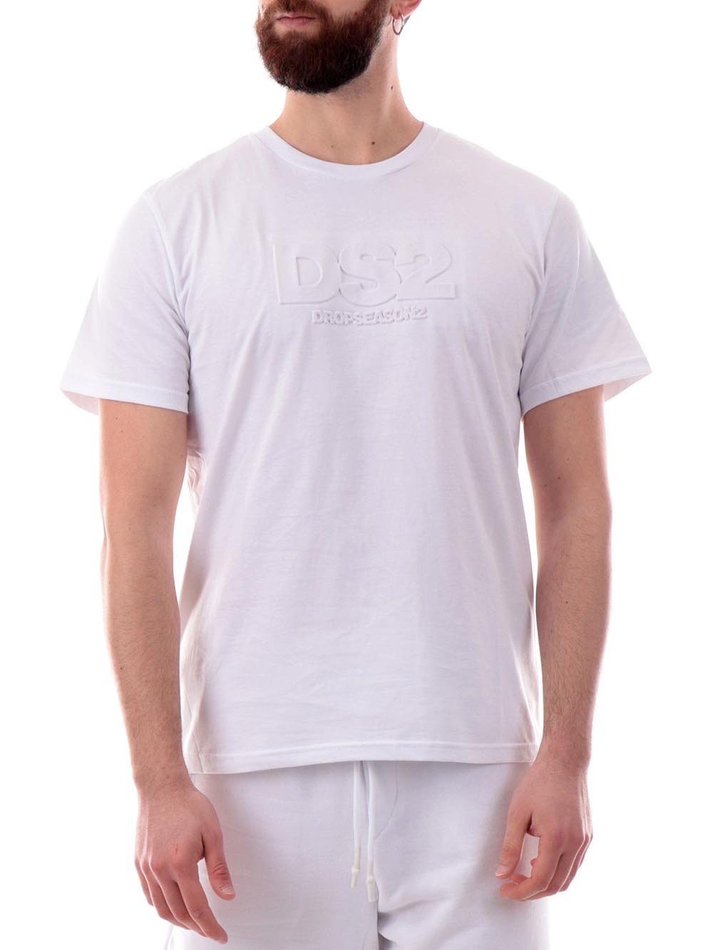 Ds2 T-shirt Uomo Ss25213 Bianco