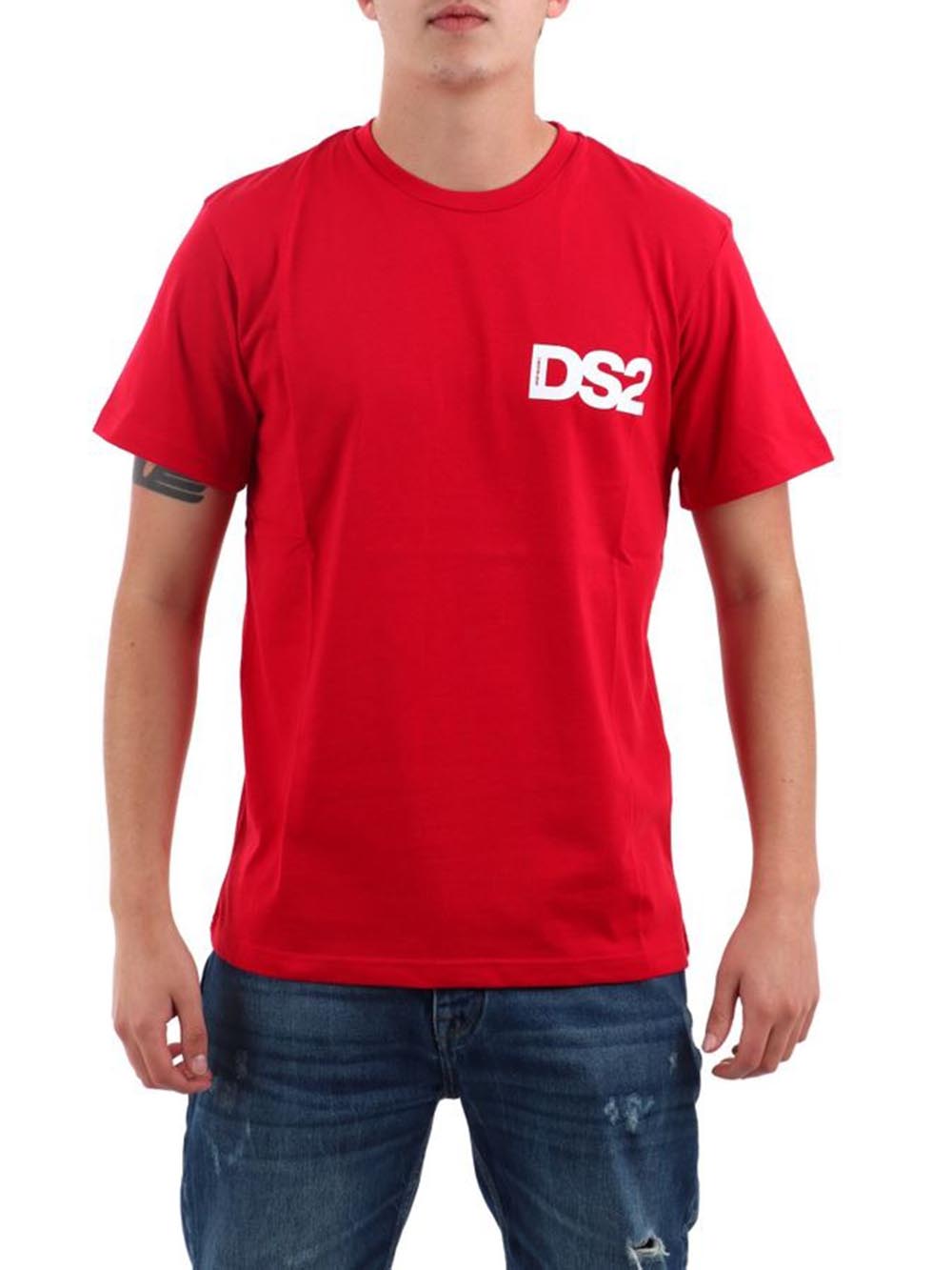Ds2 T-shirt Uomo Ss25264 Rosso
