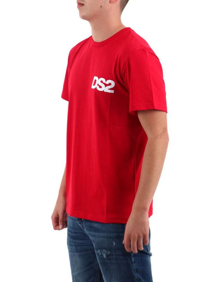 Ds2 T-shirt Uomo Ss25264 Rosso