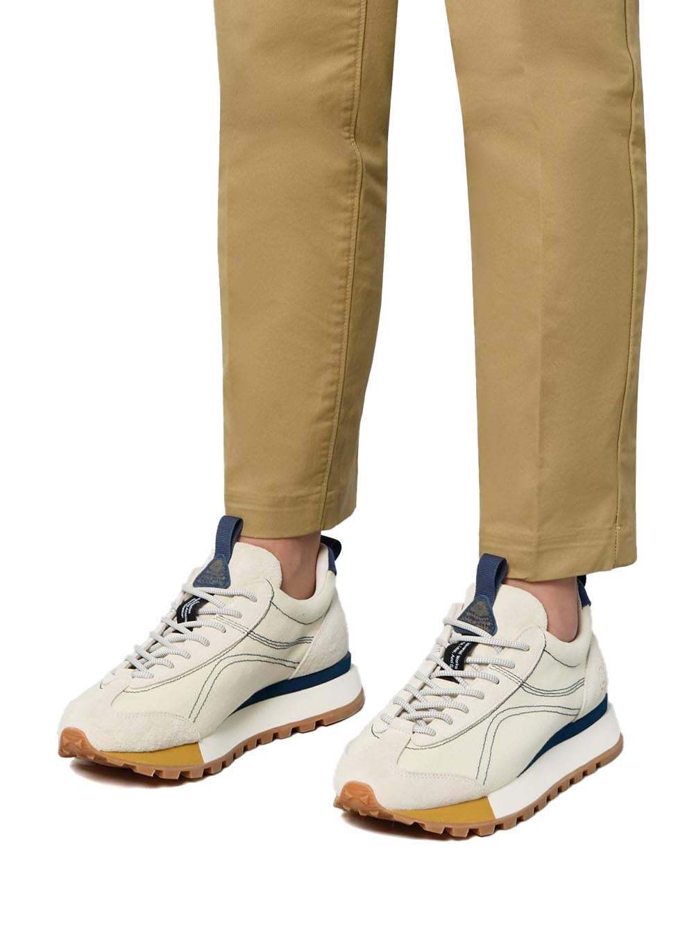 Flower Mountain Sneaker Uomo New Asuka Uni 201910501 Panna