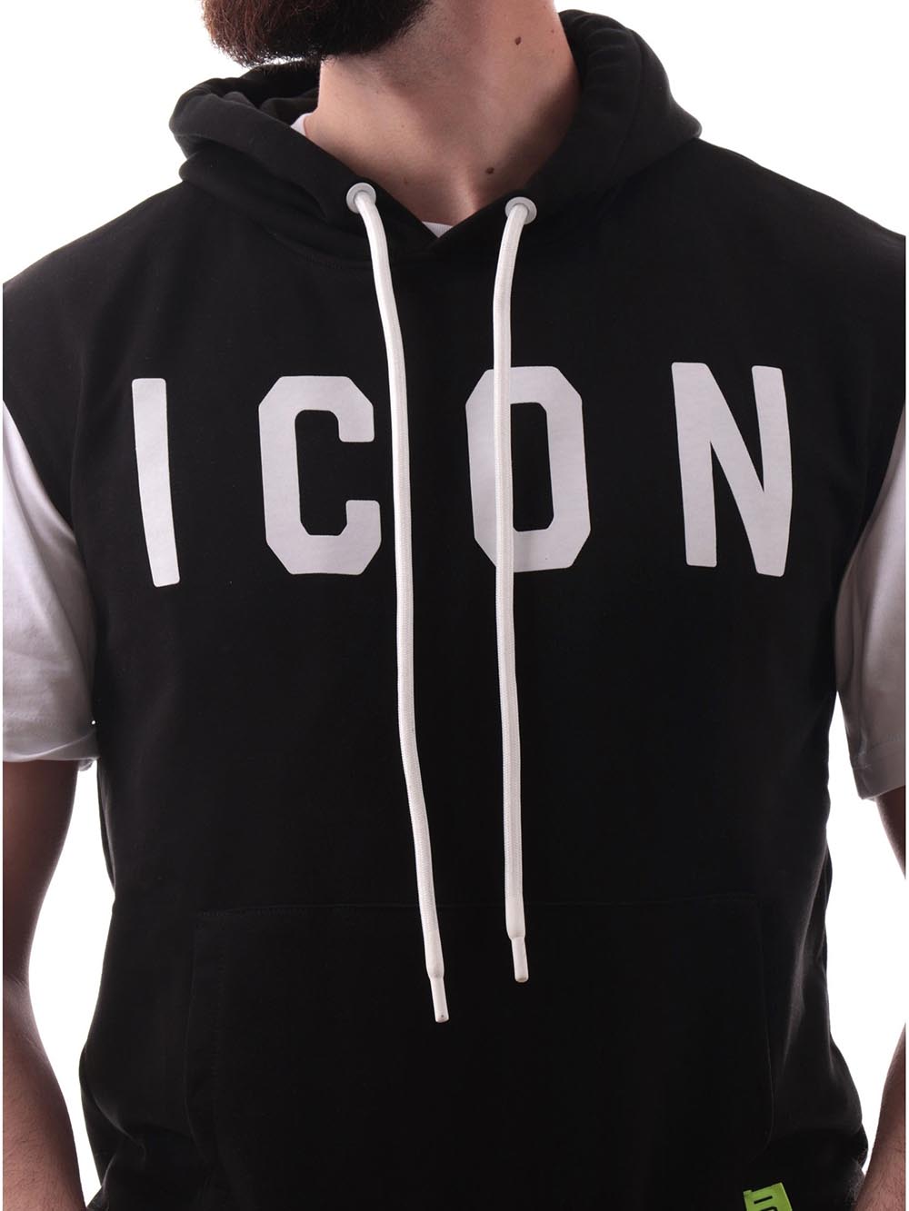 ICON Felpa Uomo Icus2s5f020 Nero