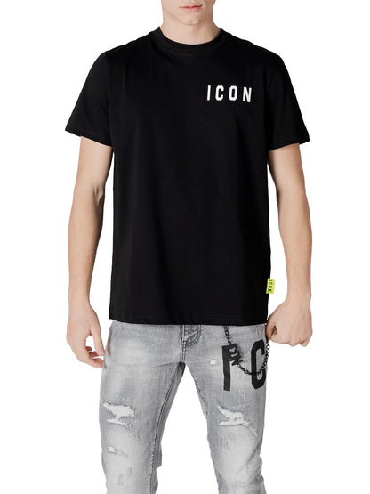 ICON T-shirt Uomo Icus2s5t022 Nero