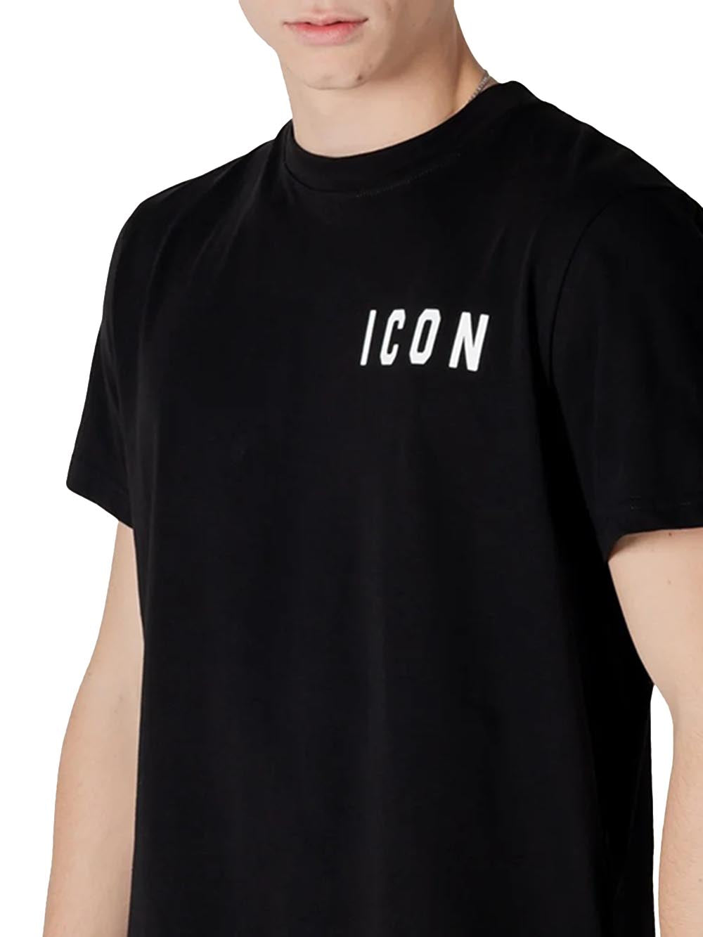 ICON T-shirt Uomo Icus2s5t022 Nero
