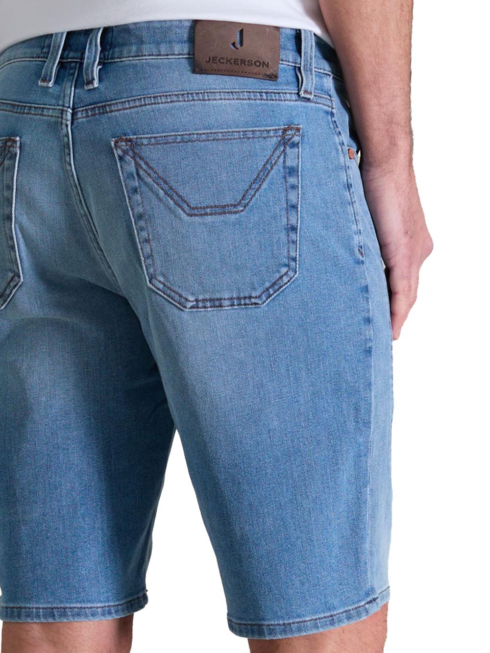 Jeckerson Bermuda Uomo Jayden Jupbe001 Dndtfdeni037 Chiaro