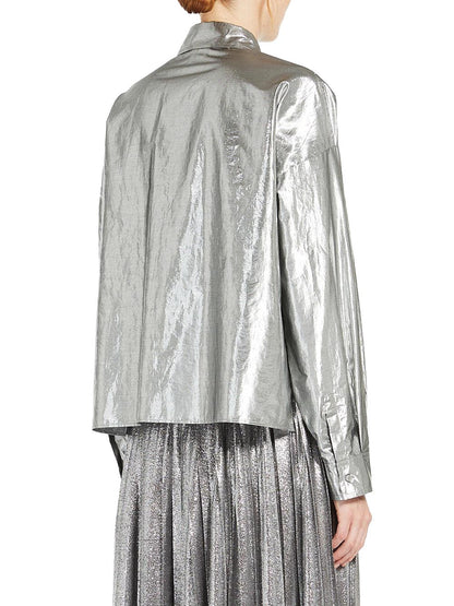 Max Mara Weekend Camicia Donna Aldeno 2515111061600 Silver