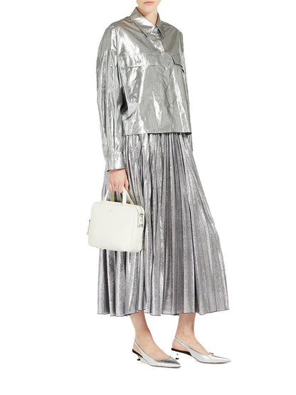 Max Mara Weekend Camicia Donna Aldeno 2515111061600 Silver