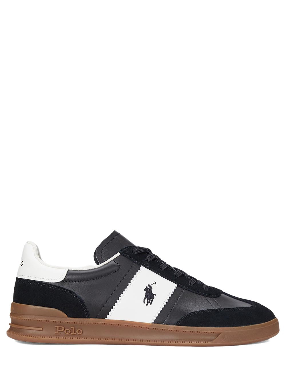Polo Ralph Lauren Sneaker Uomo Heritage Aera 809954903 Nero