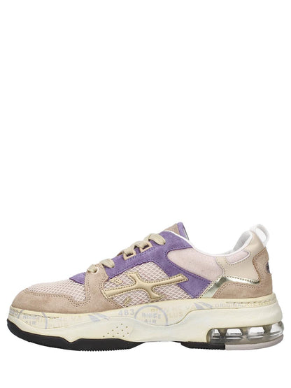 Premiata Sneaker Donna Draked Bianco/lilla