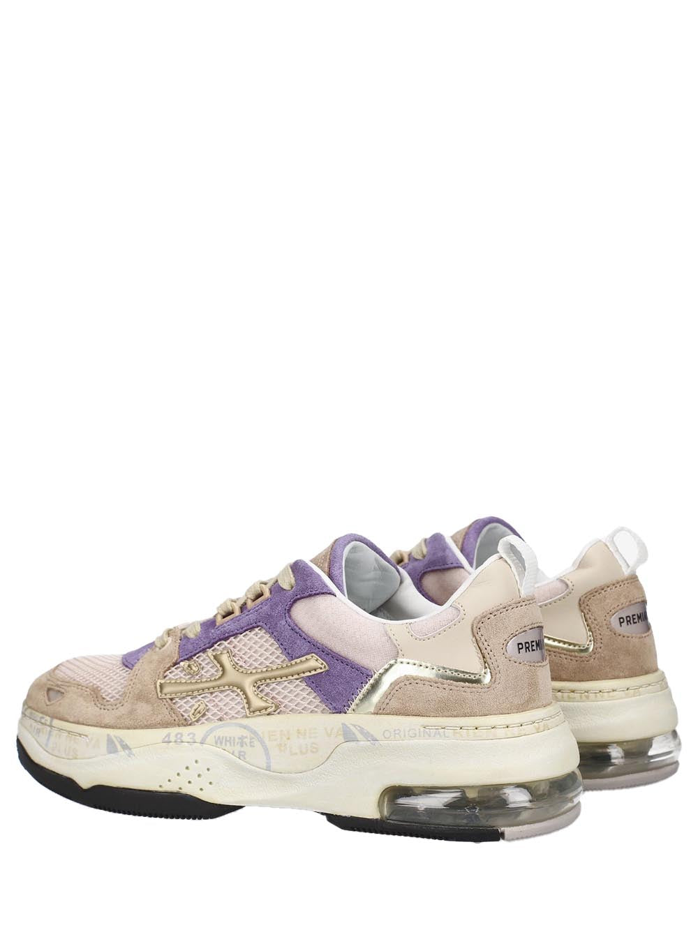 Premiata Sneaker Donna Draked Bianco/lilla
