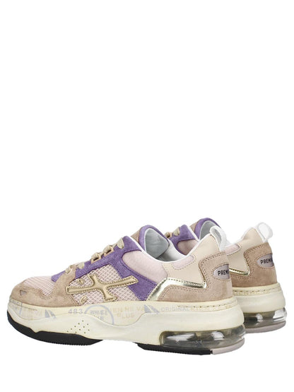 Premiata Sneaker Donna Draked Bianco/lilla