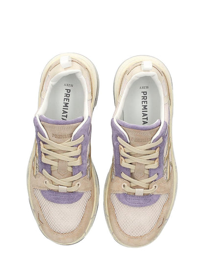 Premiata Sneaker Donna Draked Bianco/lilla