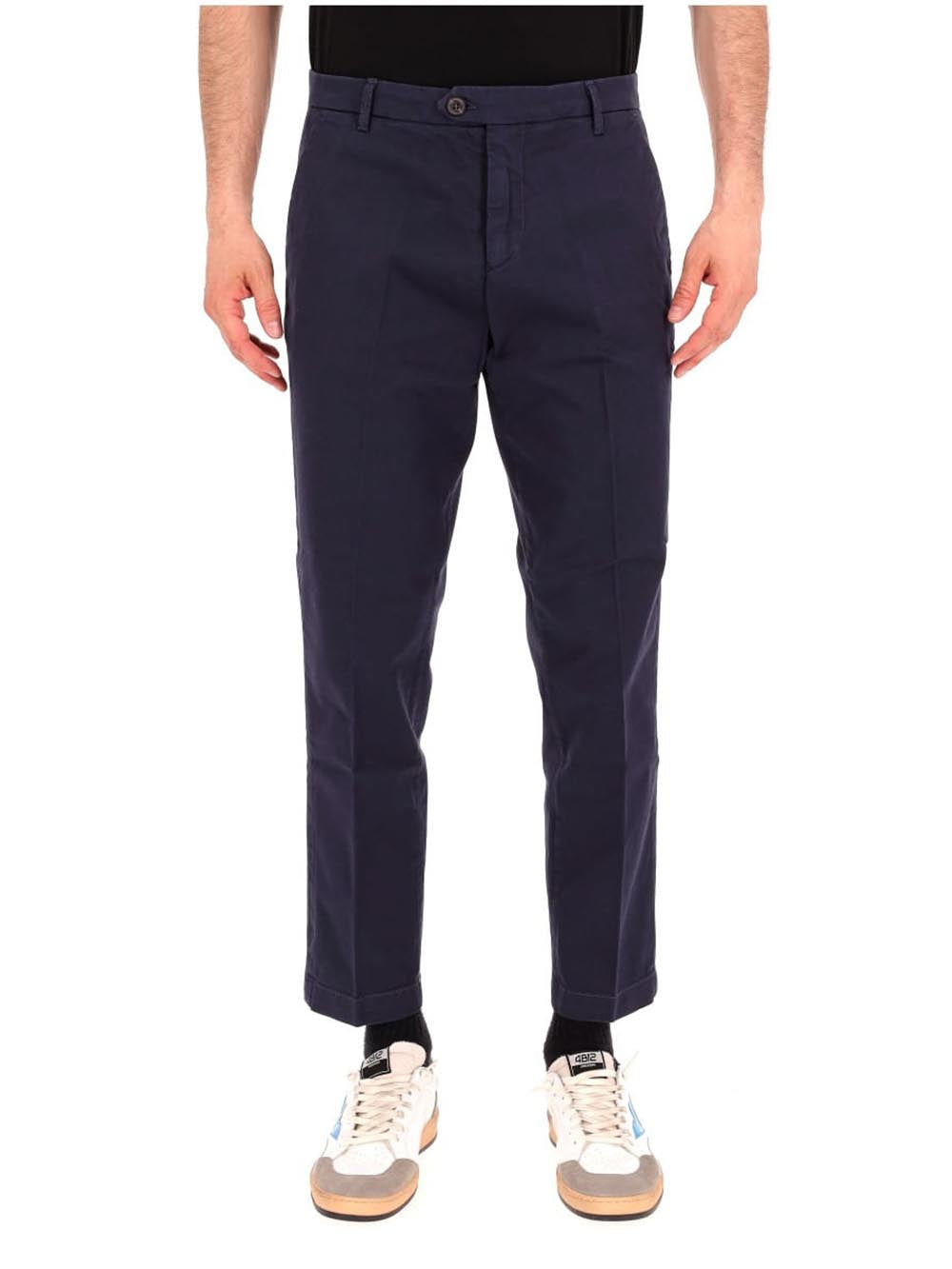Roy Roger's Pantalone Uomo Chino Conduit Man Rru90120 C925 Blu