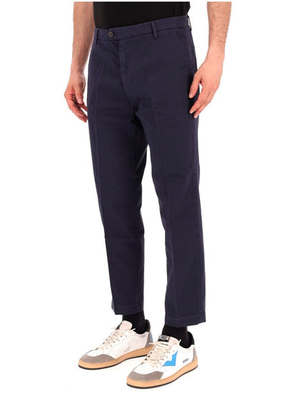 Roy Roger's Pantalone Uomo Chino Conduit Man Rru90120 C925 Blu