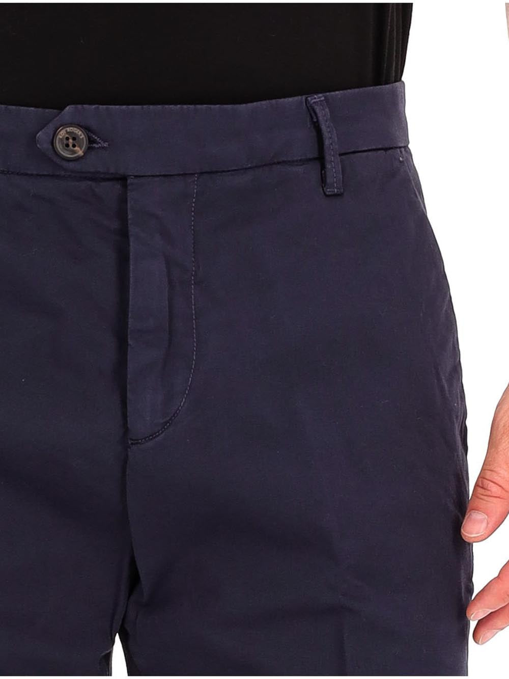 Roy Roger's Pantalone Uomo Chino Conduit Man Rru90120 C925 Blu