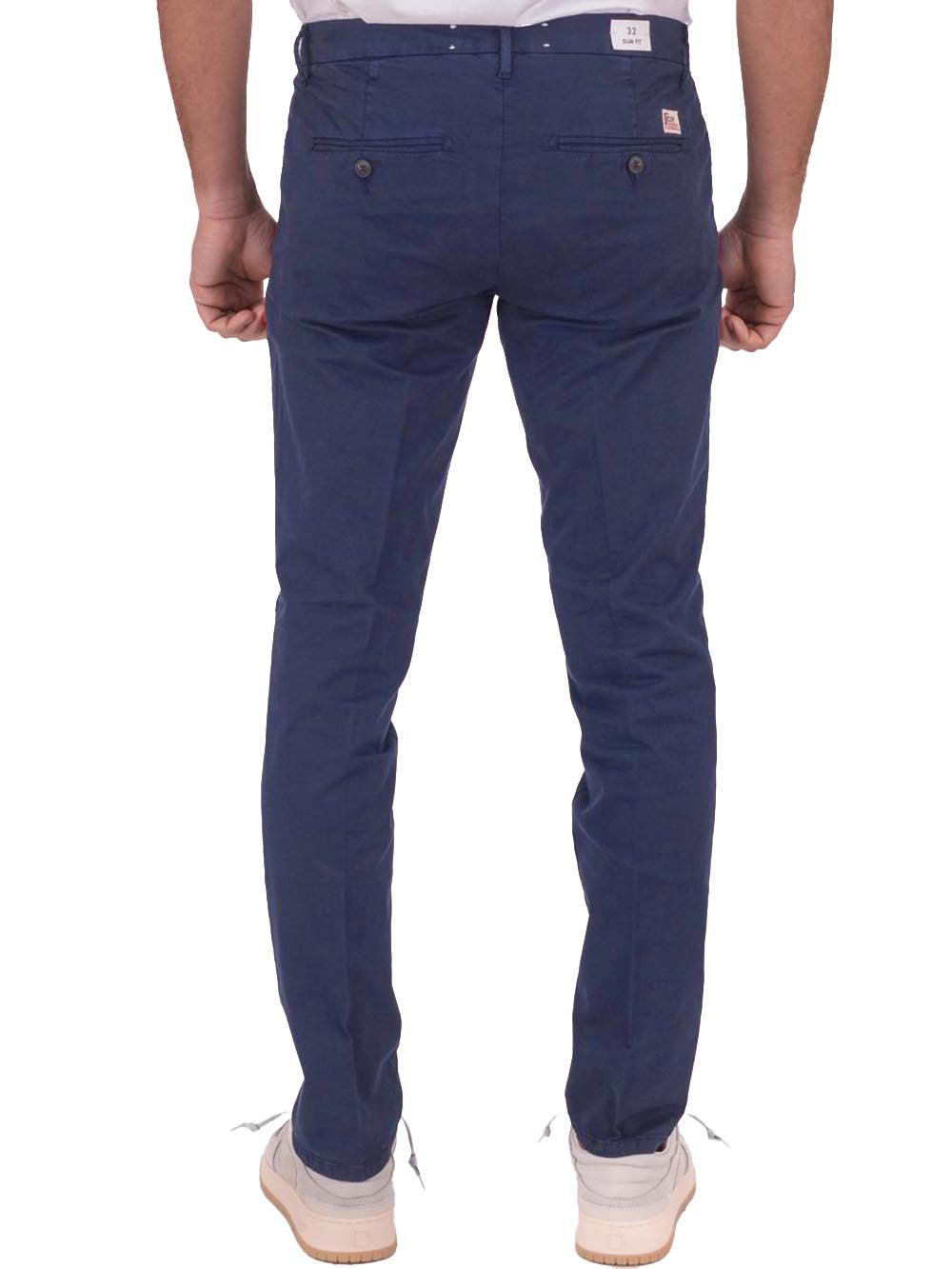 Roy Roger's Pantalone Uomo New Rolf Man Rru013 C925 Bluette