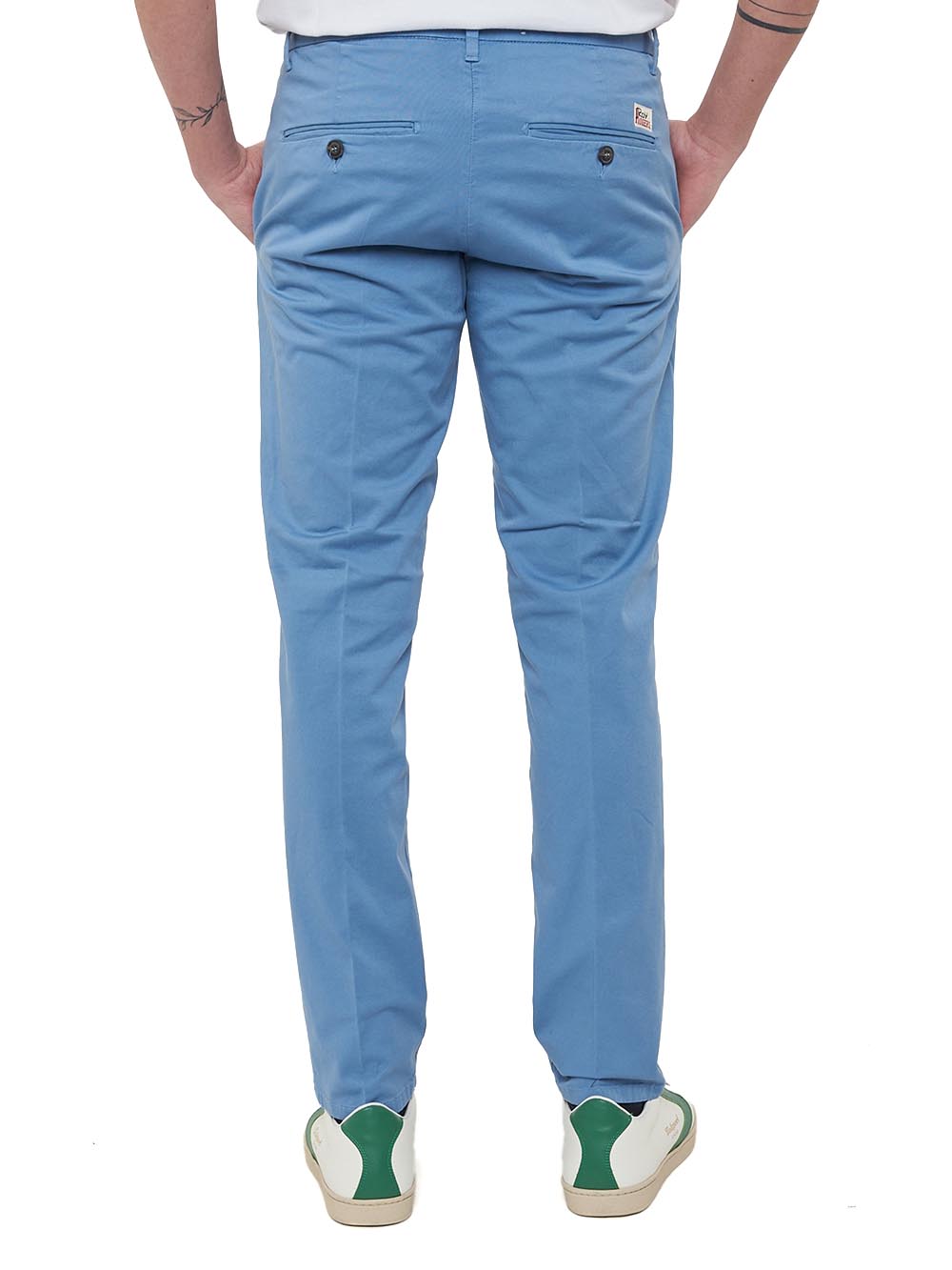 Roy Roger's Pantalone Uomo New Rolf Man Rru013 C925 Azzurro