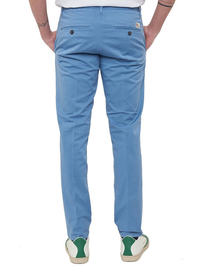 Roy Roger's Pantalone Uomo New Rolf Man Rru013 C925 Azzurro