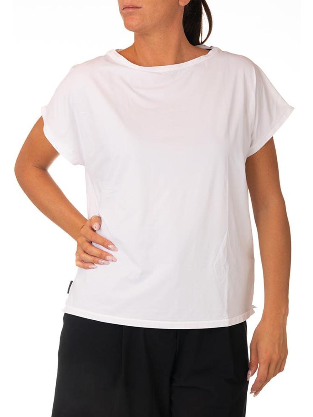 RRD Roberto Ricci Designs T-shirt Donna Oxford Gdy Suquare Wom 25704 Bianco
