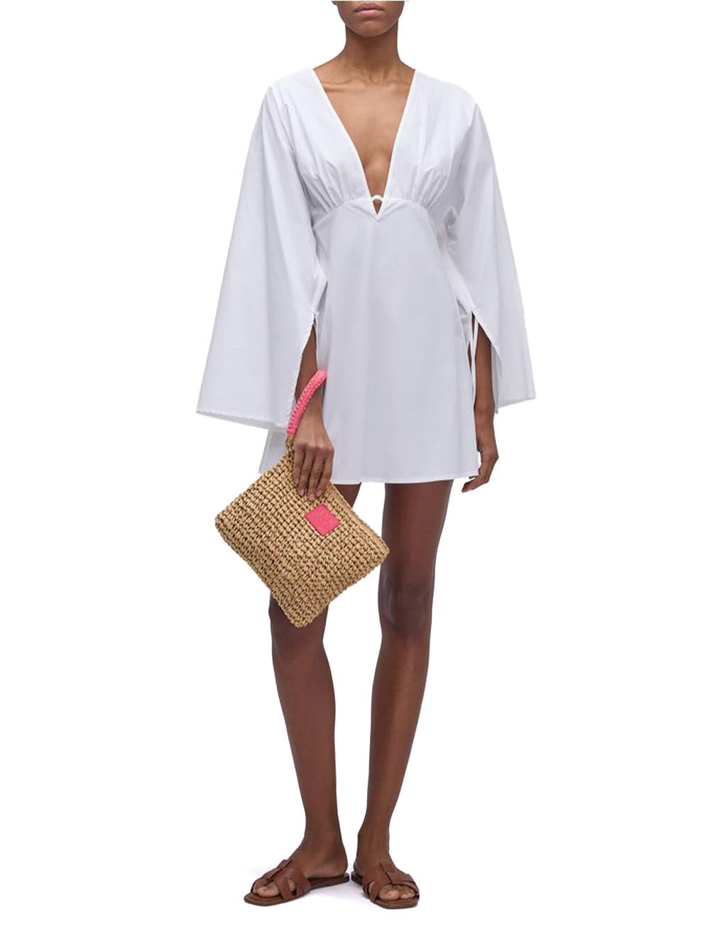 Sundek Pochette Donna Aw740abpa100 Beige/fucsia