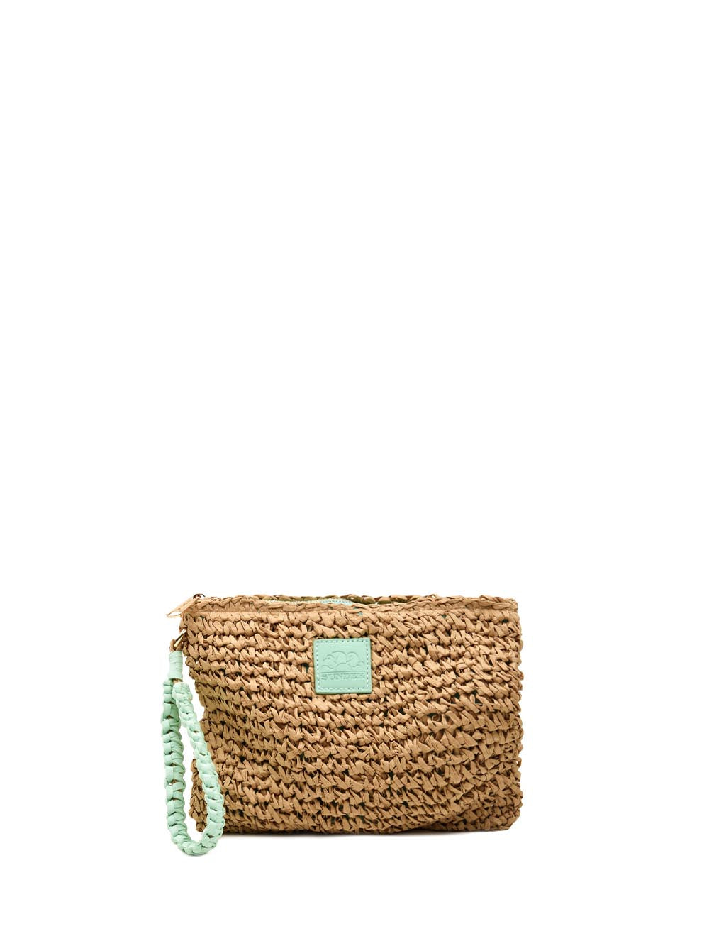 Sundek Pochette Donna Aw740abpa100 Beige/Verde Acqua