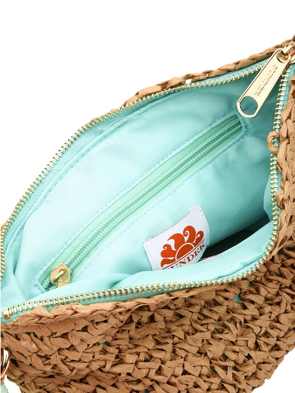 Sundek Pochette Donna Aw740abpa100 Beige/Verde Acqua