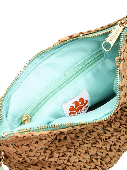 Sundek Pochette Donna Aw740abpa100 Beige/Verde Acqua