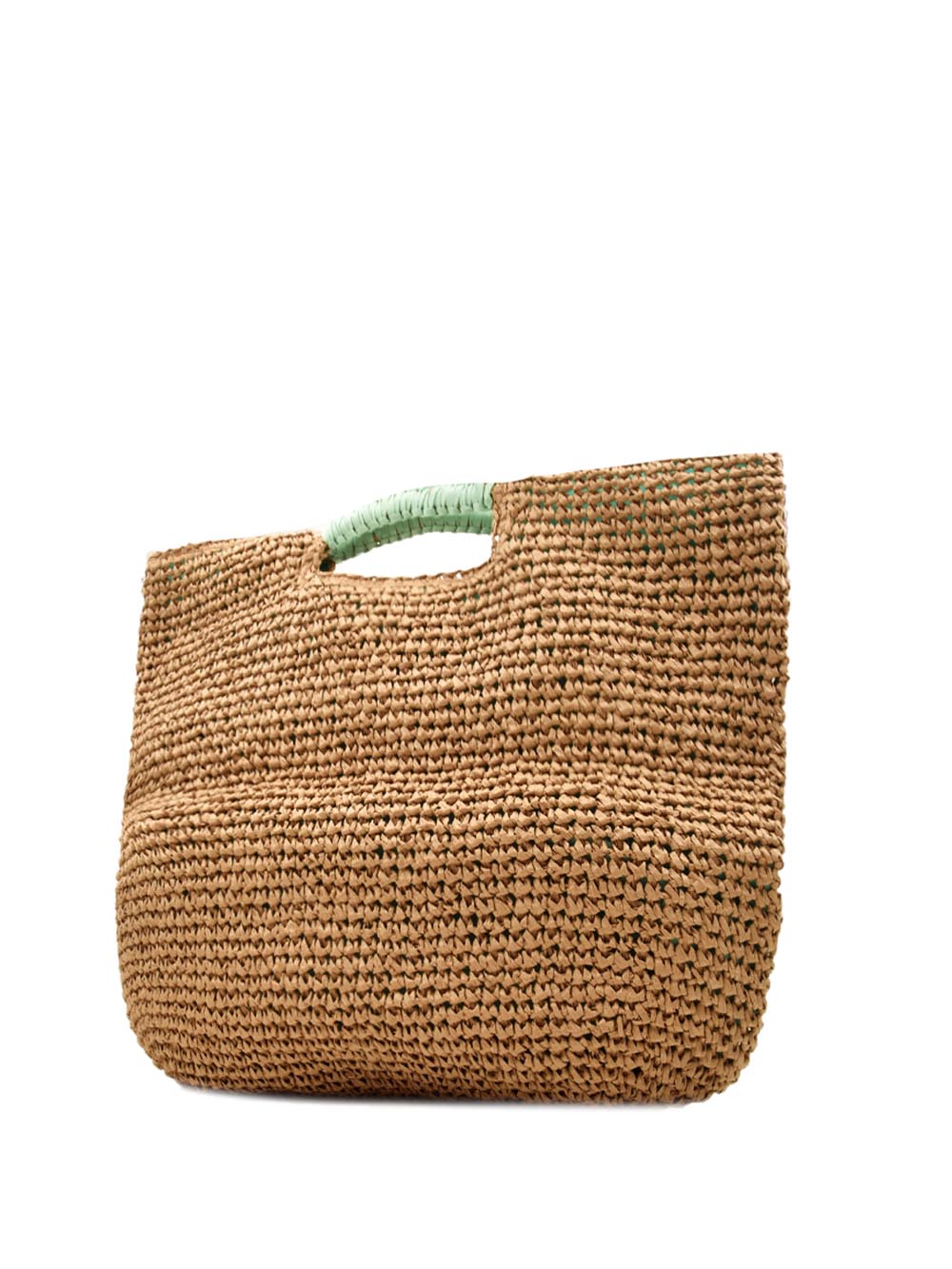 Sundek Borsa Mare Donna Aw825abpa100 Beige/Verde Acqua