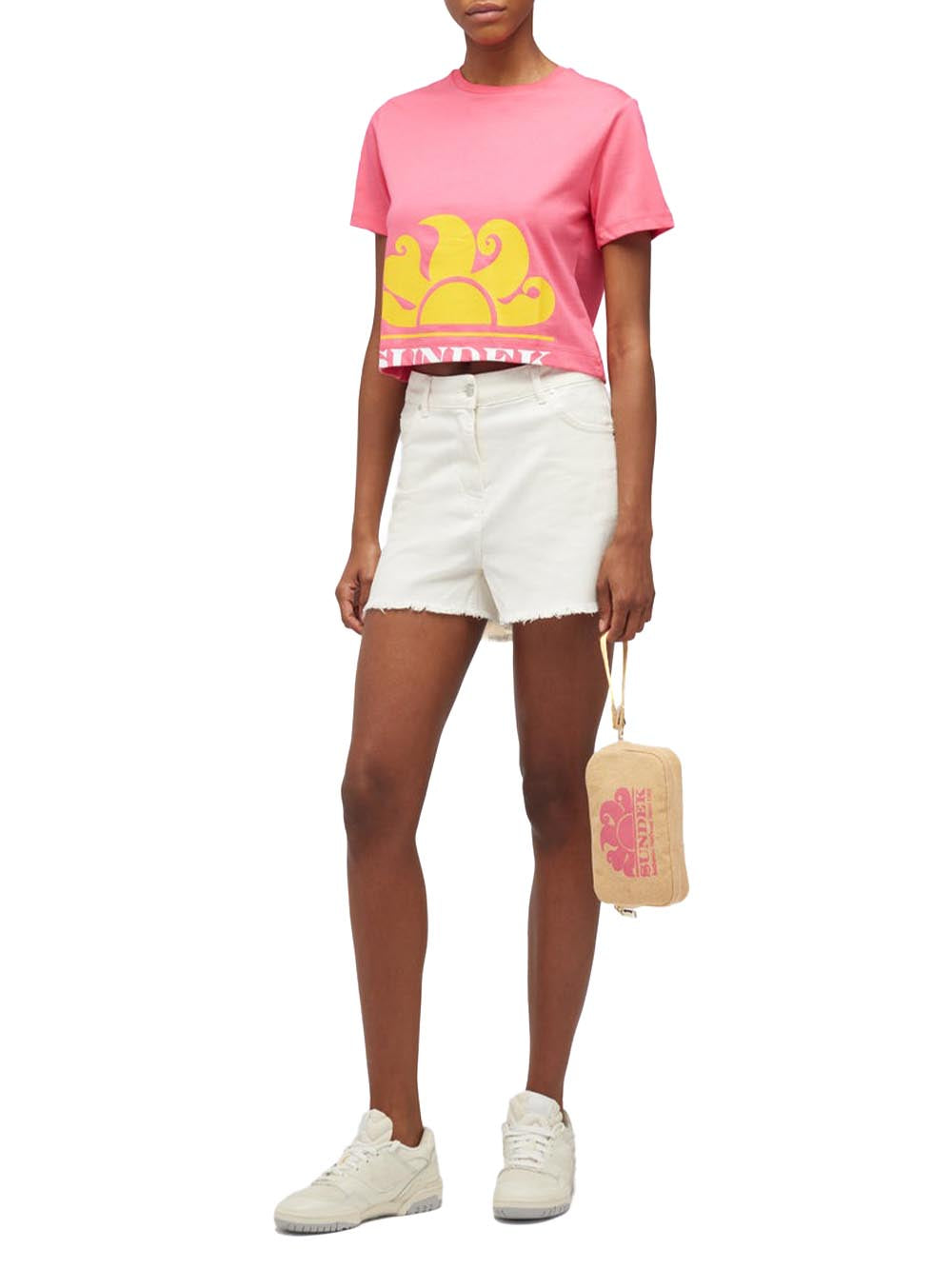 Sundek Pochette Donna Aw910abca600 Sabbia/fucsia