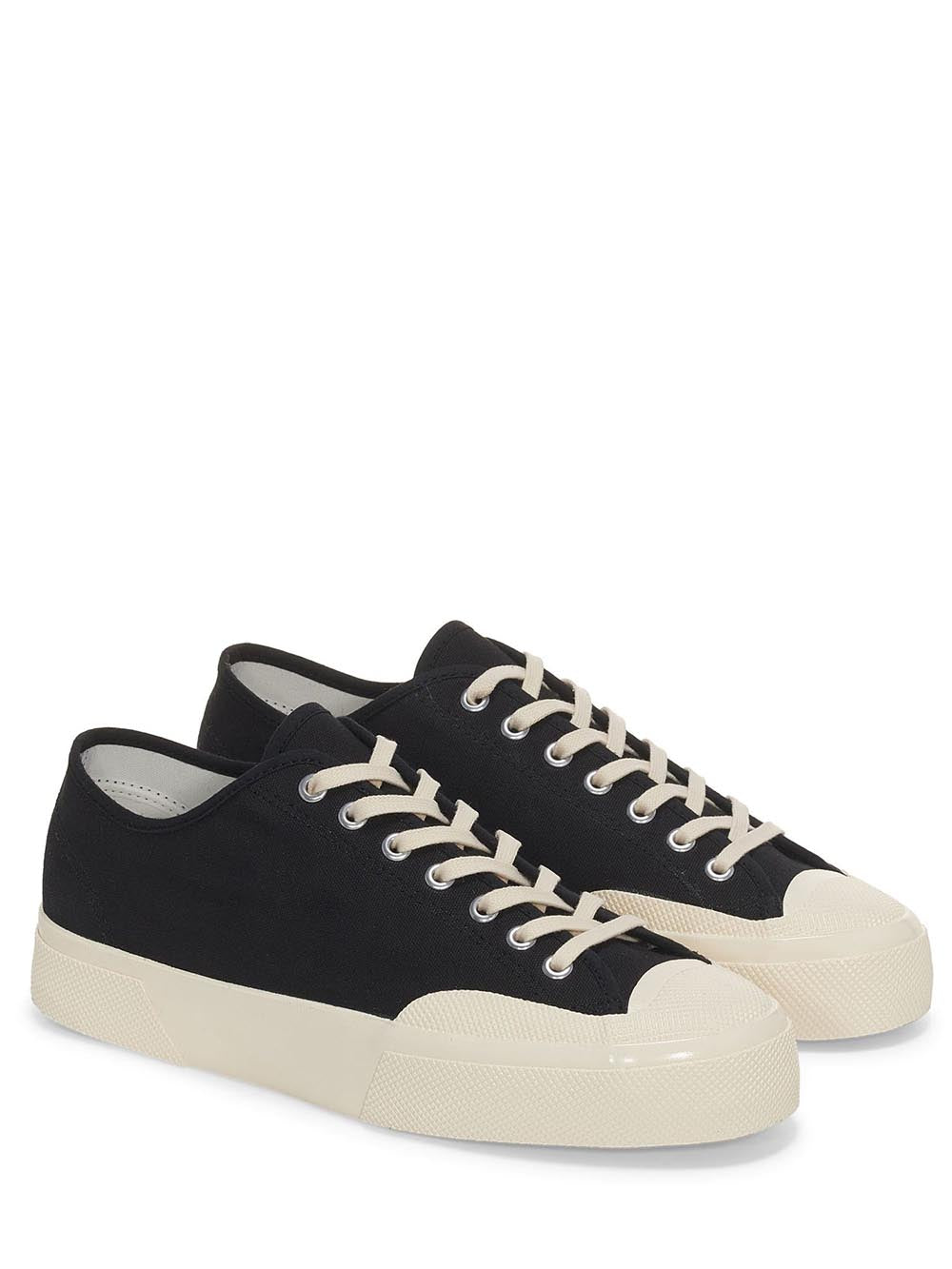 Superga Sneaker Unisex 2432 Works Low Cut Cotton Canvas Nero
