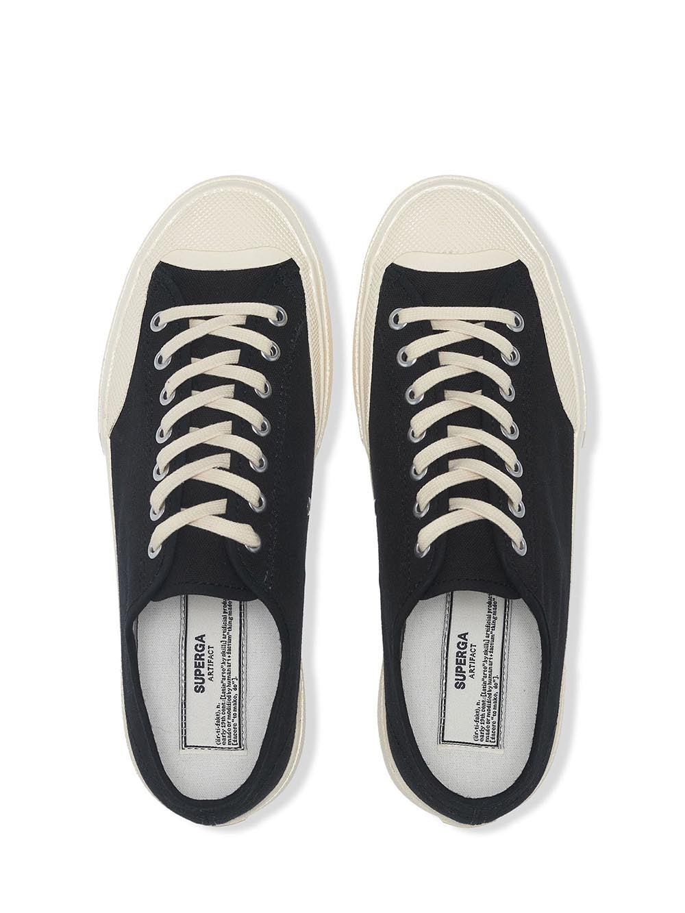 Superga Sneaker Unisex 2432 Works Low Cut Cotton Canvas Nero