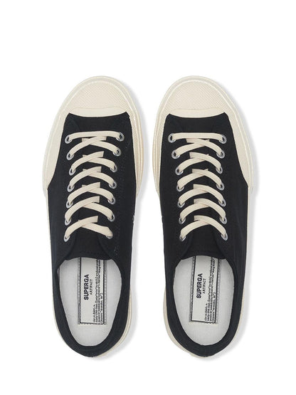 Superga Sneaker Unisex 2432 Works Low Cut Cotton Canvas Nero