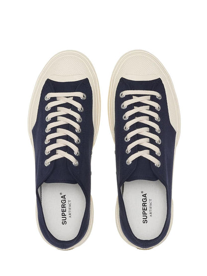 Superga Sneaker Unisex 2432 Works Low Cut Cotton Canvas Blu