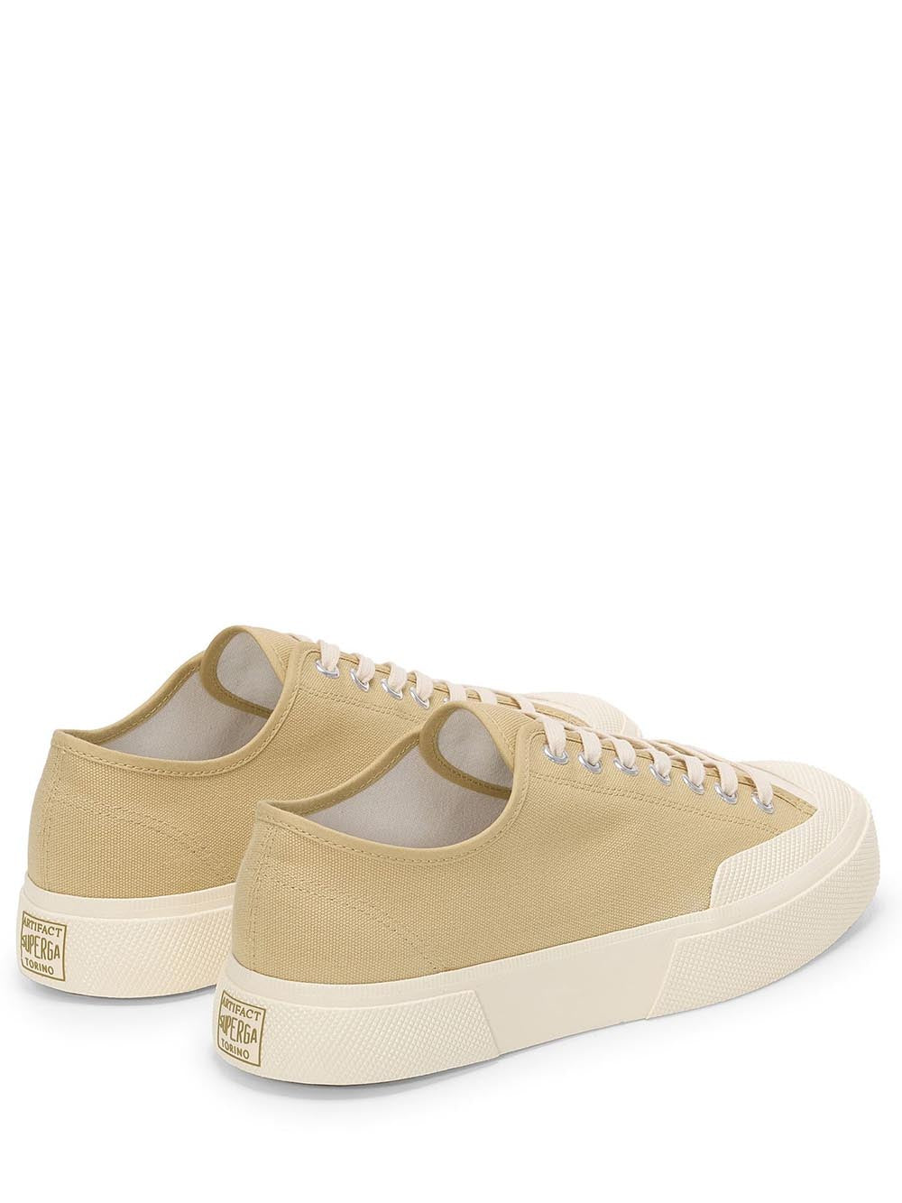 Superga Sneaker Unisex 2432 Works Low Cut Cotton Canvas Beige