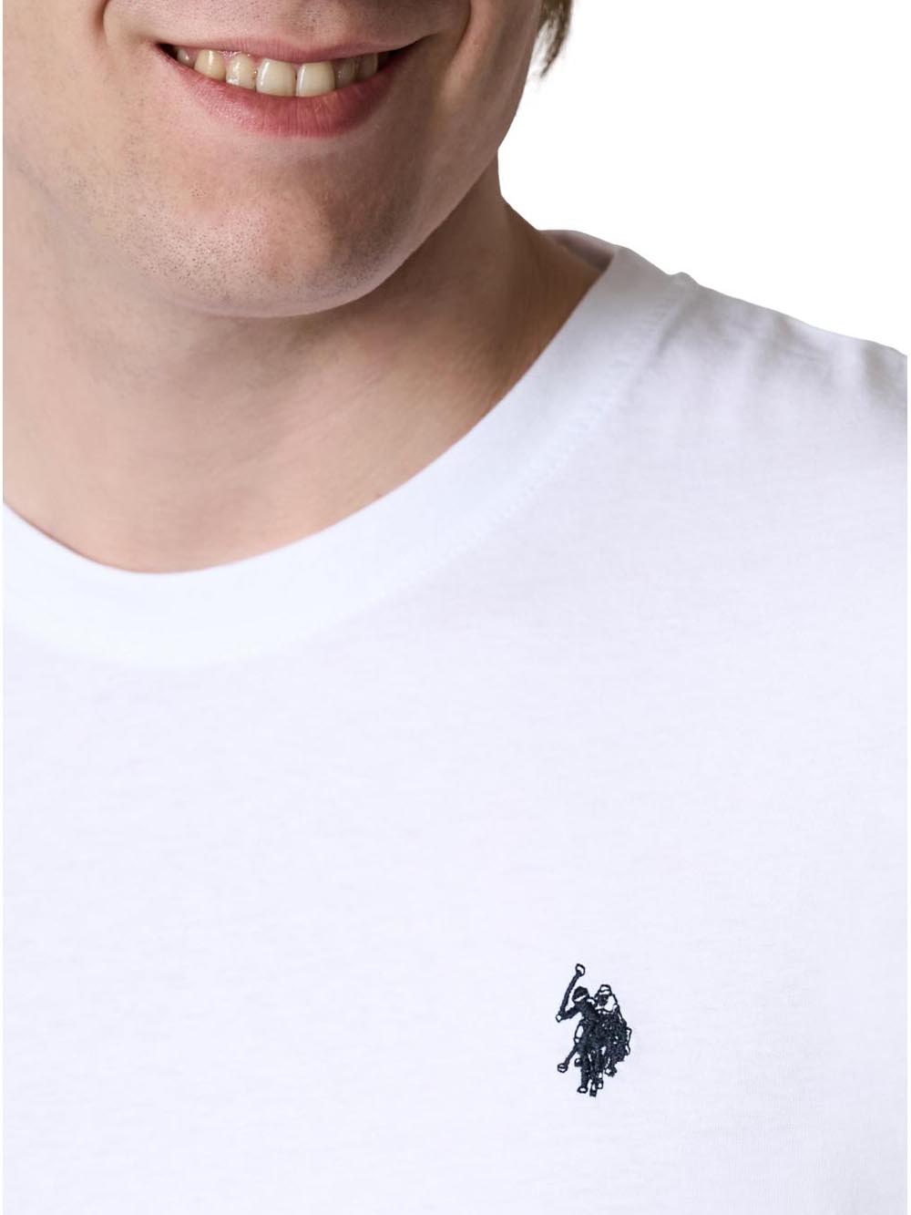 U.S. Polo Assn. T-shirt Uomo Mick Us41154004 Bianco