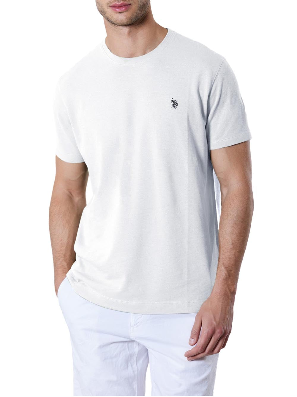 U.S. Polo Assn. T-shirt Uomo Mick Us41154014 Bianco