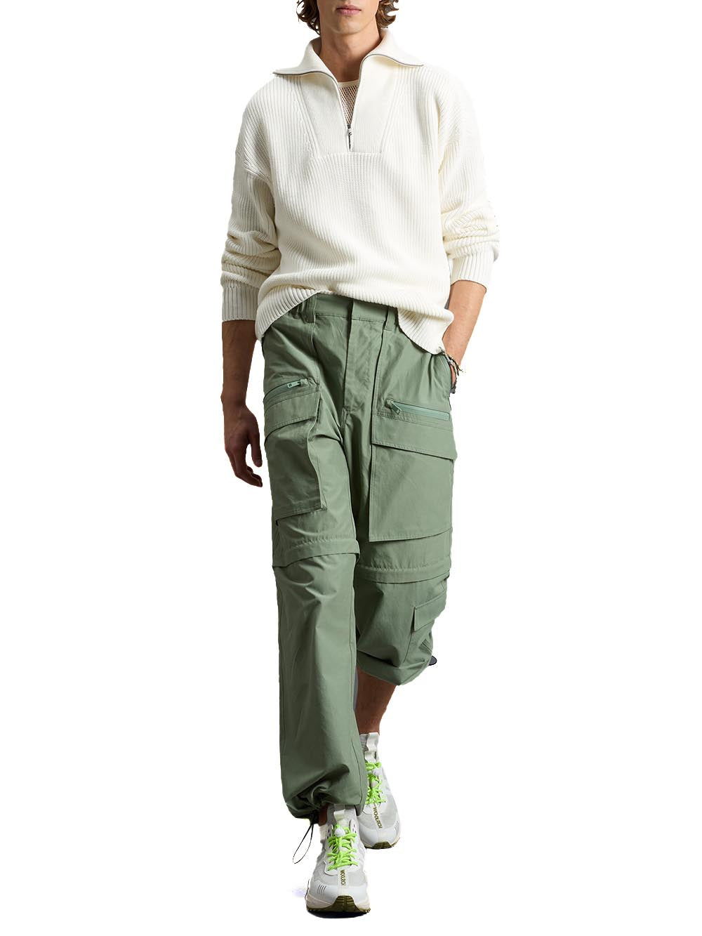 Woolrich Pantalone Uomo Cfbltr0238mrut4103 Salvia