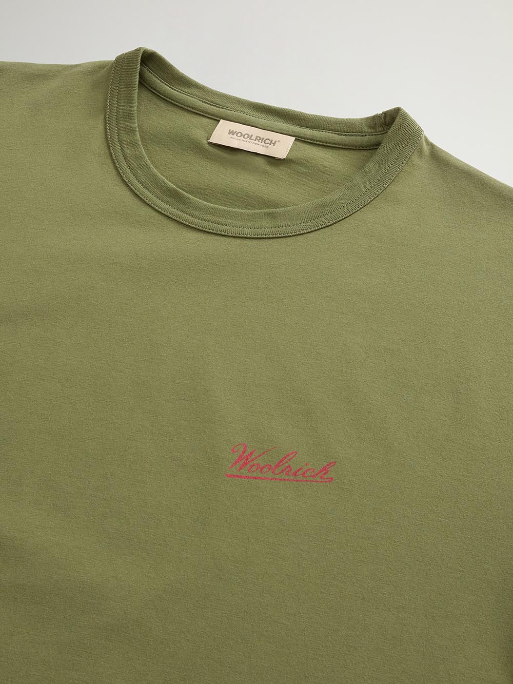 Woolrich T-shirt Uomo Cfwote0144mrut2926 Verde