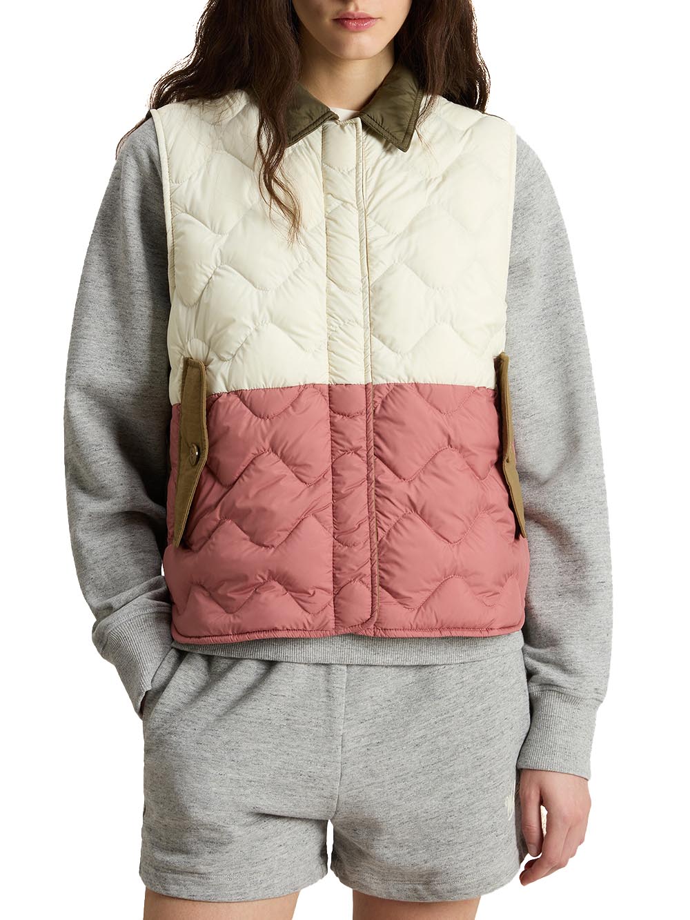 Woolrich Smanicato Donna Cfwwou1138frut2635 Beige