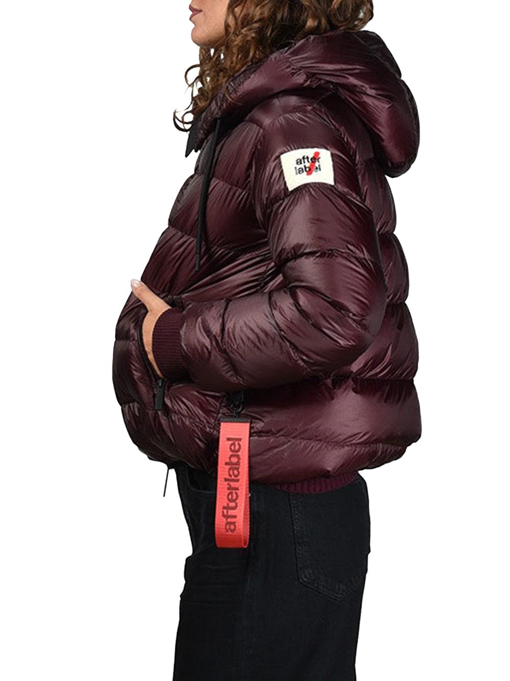 After Label Giubbino Donna Blainen5185 Bordeaux