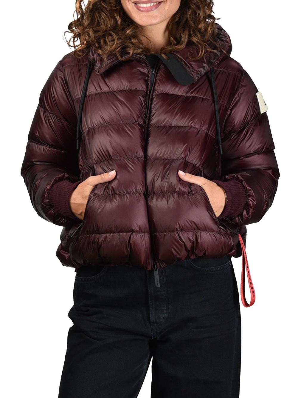 After Label Giubbino Donna Blainen5185 Bordeaux