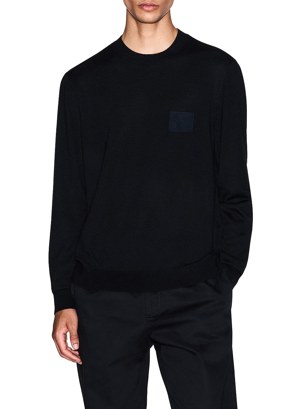 Armani Exchange Pullover Uomo Xm001329 Af11982 Nero